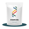 A pouch of Dynamic DNA Laboratories MultiVitamin supplement with a colorful DNA logo on the front.